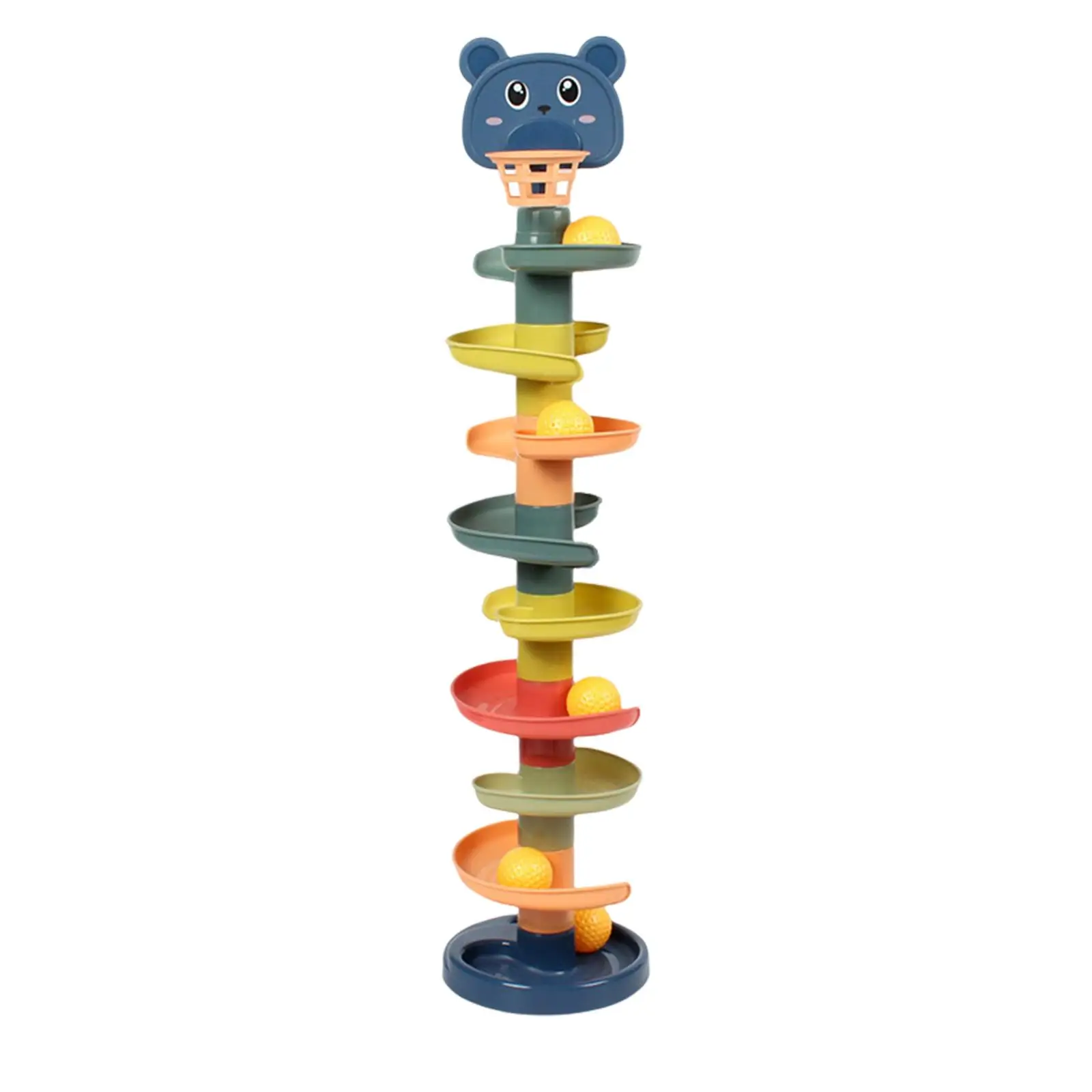 

9-слойная шаровая рампа, вращающаяся дорожка для раннего обучения, развивающие игрушки