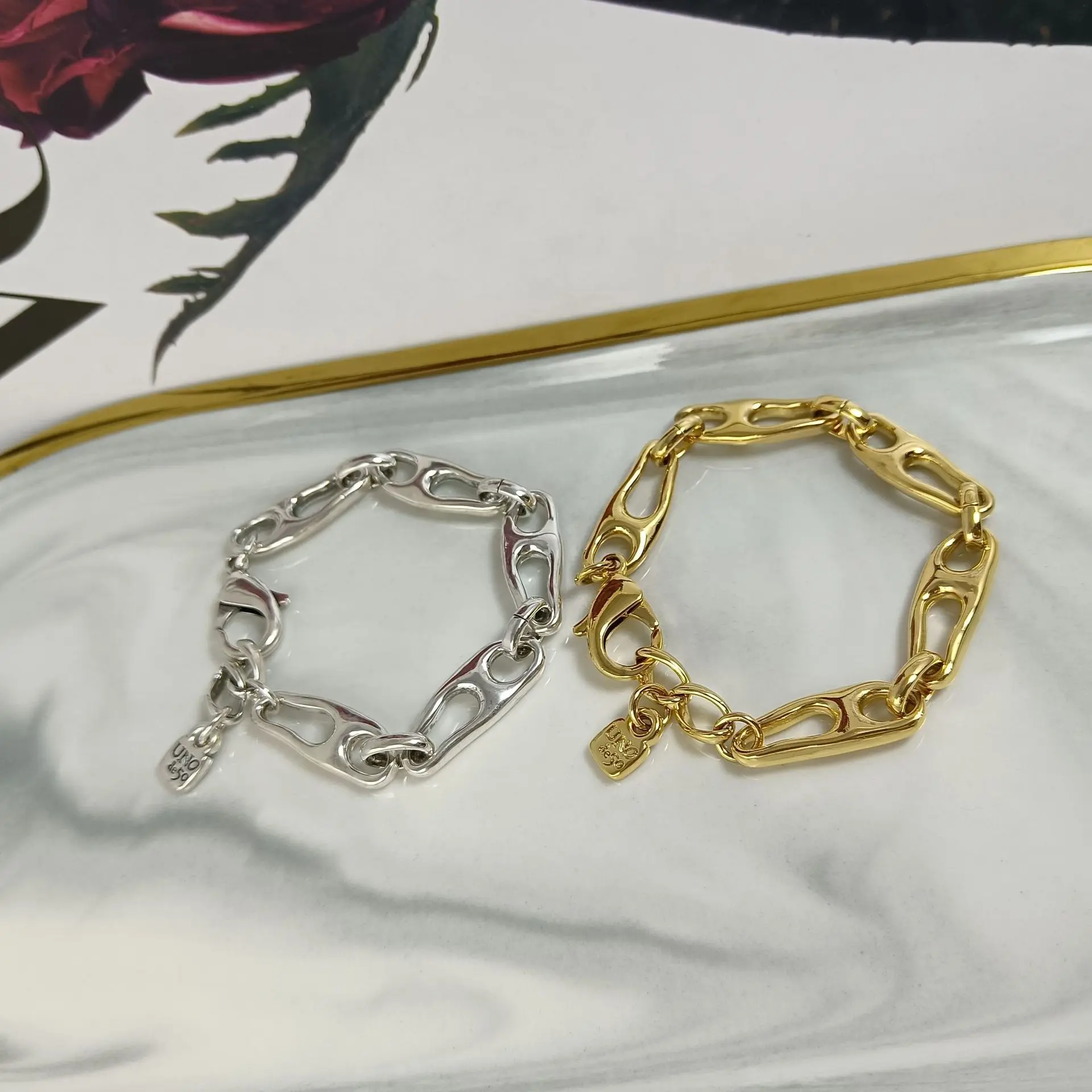 

YSUNO Spanish fashion irregular day bracelet fashion women's bracelet wholesale plated gold and silver jewelry gift free of mail