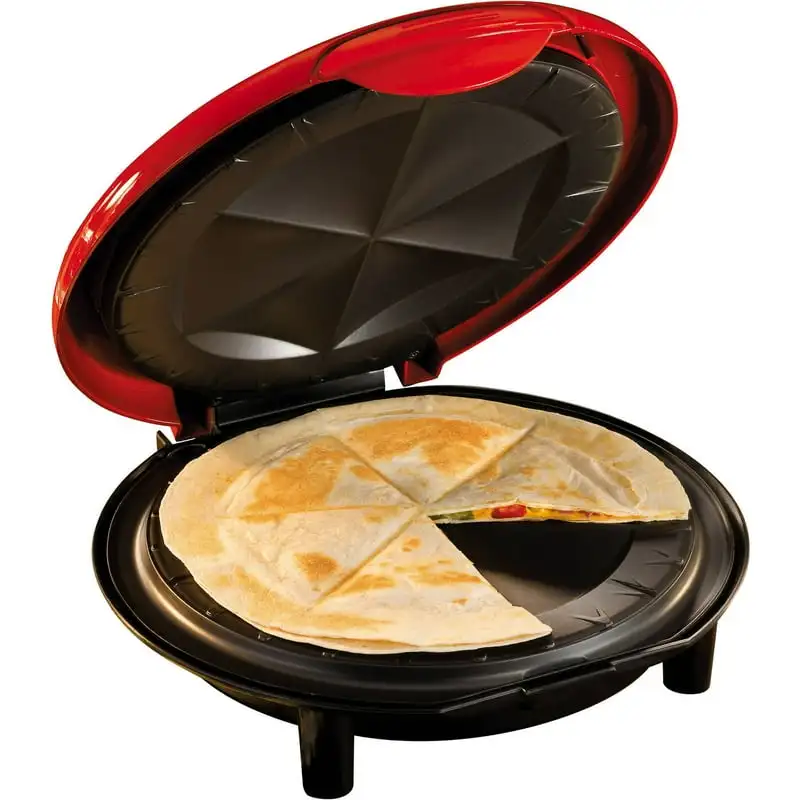 

6-Wedge Quesadilla Maker with Extra Stuffing Latch Baking tray Accesorios freidora Plate for cooking Air fryer silicone liner S