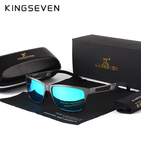 KINGSEVEN Поляризованные солнцезащитные очки для мужчин из алюминия — детальный вид товара