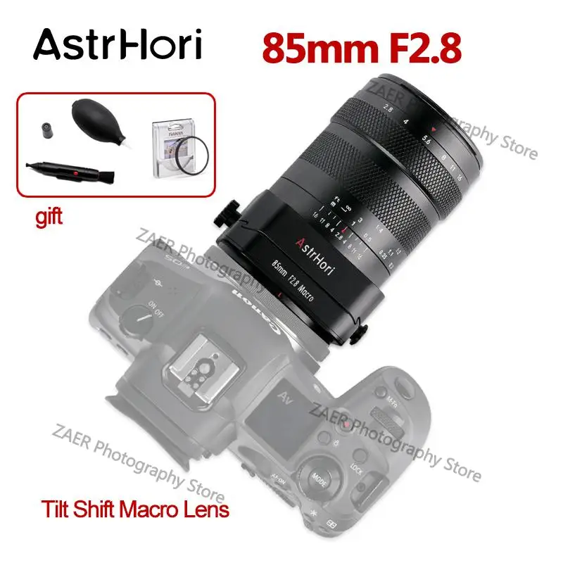 

AstrHori 85mm F2.8 Tilt Shift Macro Lens Full Frame Portrait Lens for SONY E Nikon Z Canon RF EOS R Fuji X Leica L Mount Camera