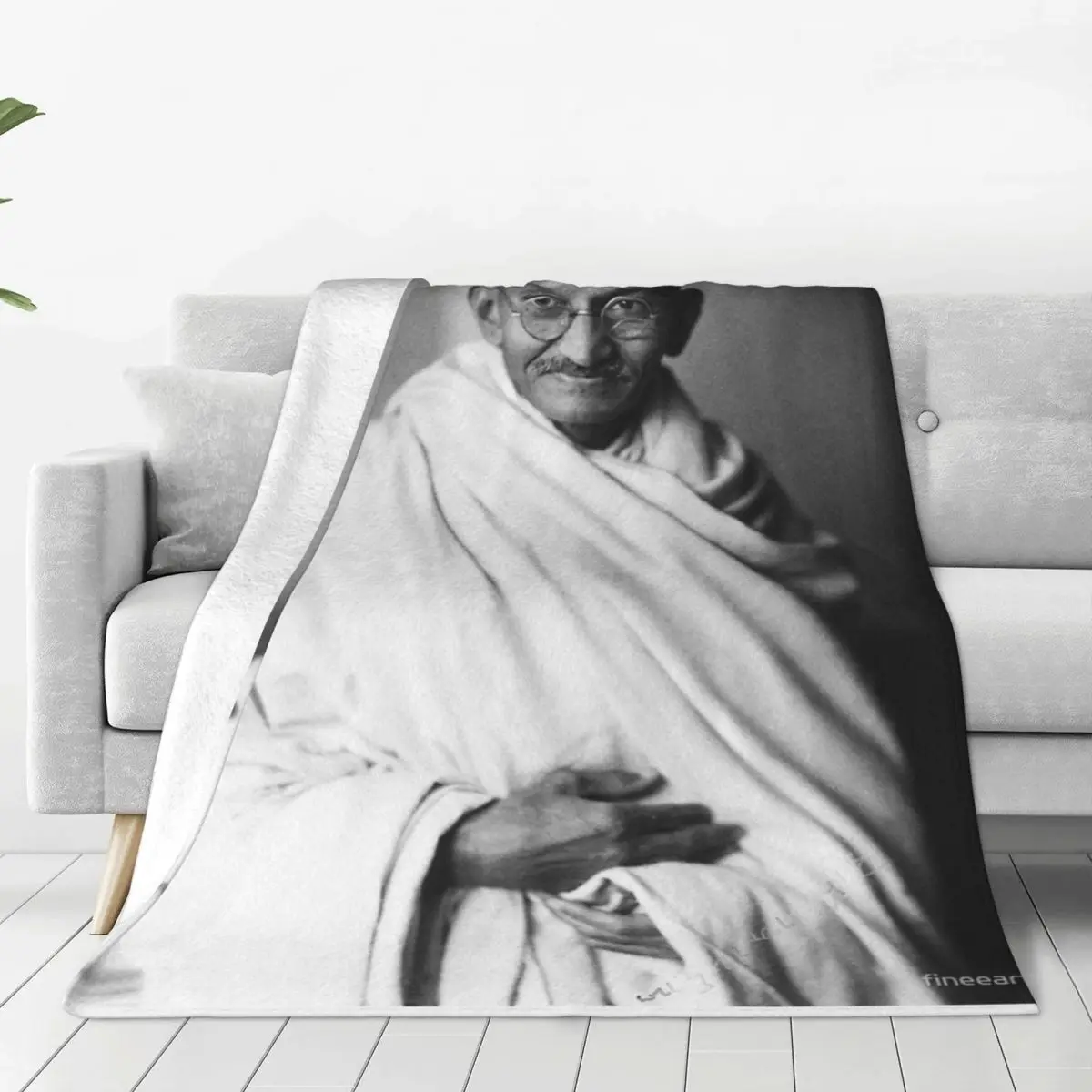 Винтажное одеяло для фотографий Mahatma Gandhi покрывало на кровать плюшевые покрывала
