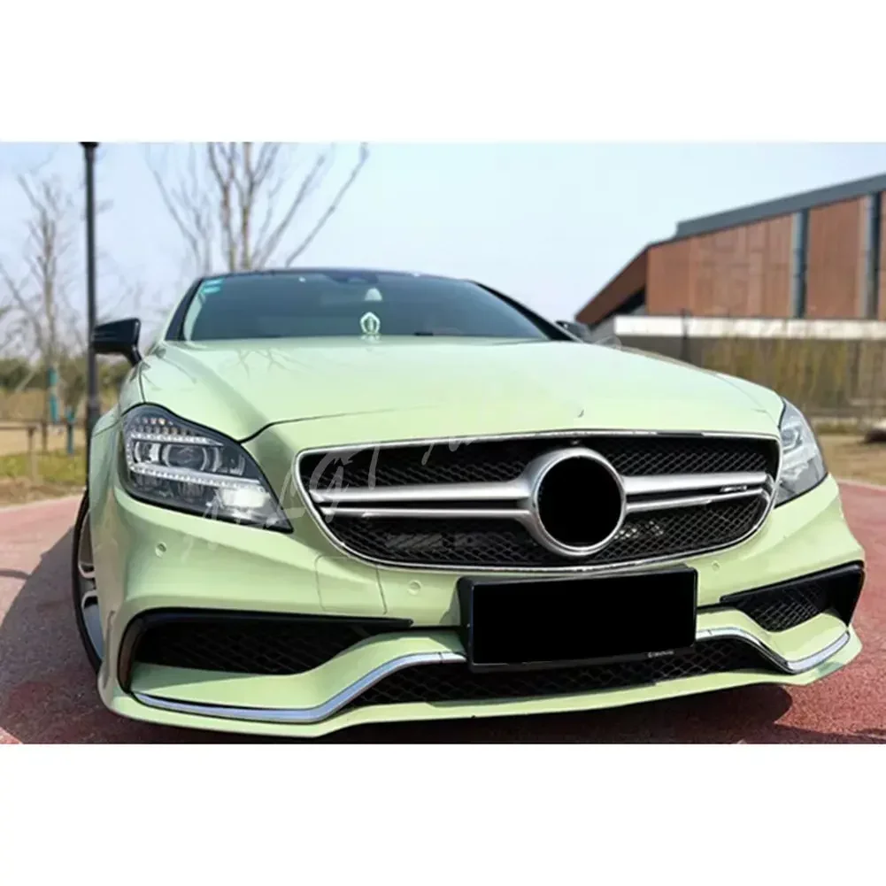 Передняя гоночная заготовка решетка бампера верхняя крышка решетки для Mercedes-Benz