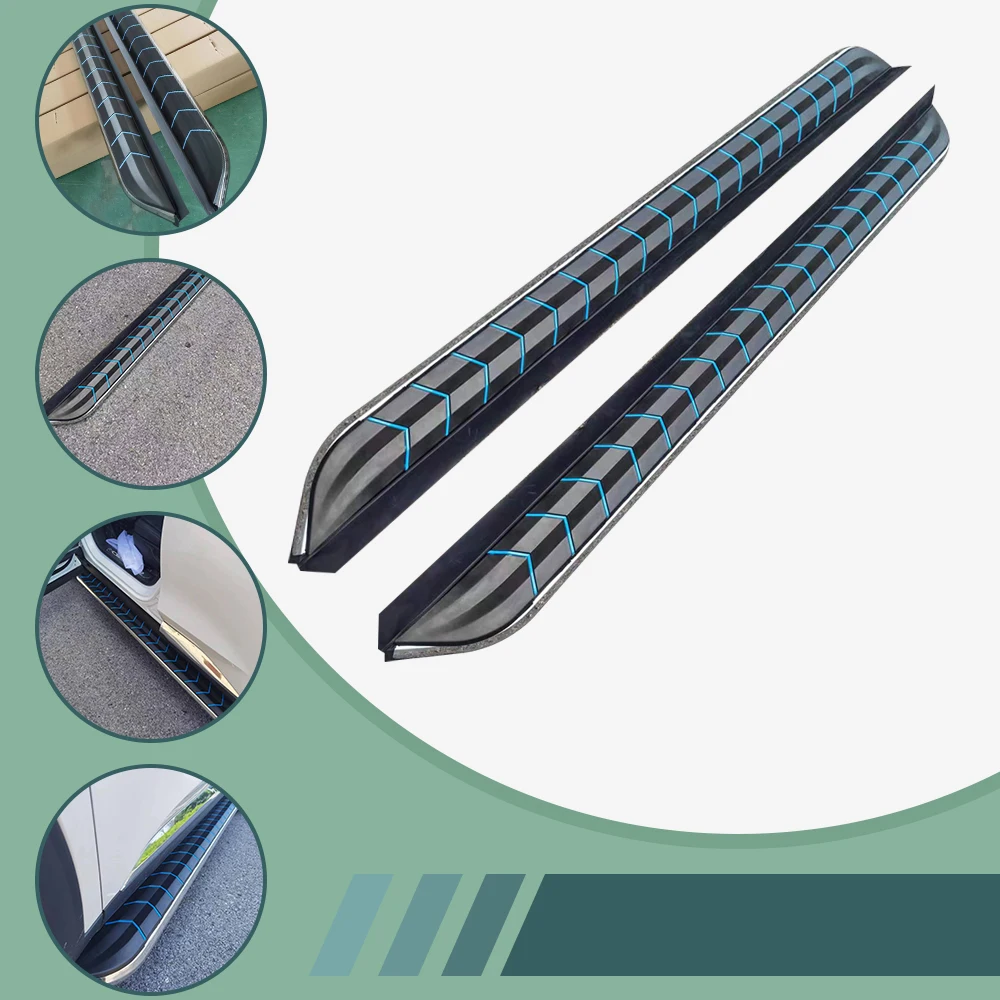 

2Pcs Fits for Honda Pilot 2023 2024 Fixed Nerf Bar Side Step Running Board