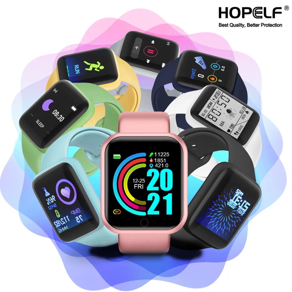 

D20 Pro Macaron Smart Watch For Women'S Men'S Children Smartwatch Fitness Watches Bracelet Men Smart Watch For Women Smartwatch