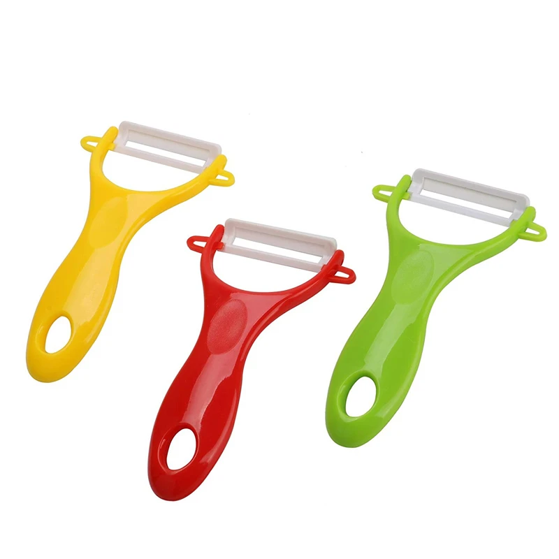 

Ceramic Peeler with 4 Colors for Vegetable and Fruit, Kitchen Potato, Carrot, Cucumber Peeler, Peeling Kitchen Gadgets