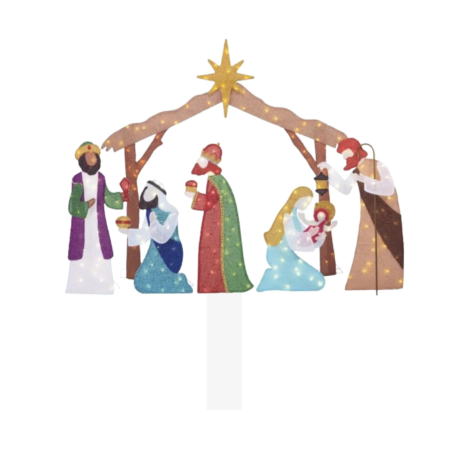 

Рождественские знаки на переднюю лужайку, набор для рождества, наружные знаки, Декор светодиодный ными лампочками, наборы для рождества, на...