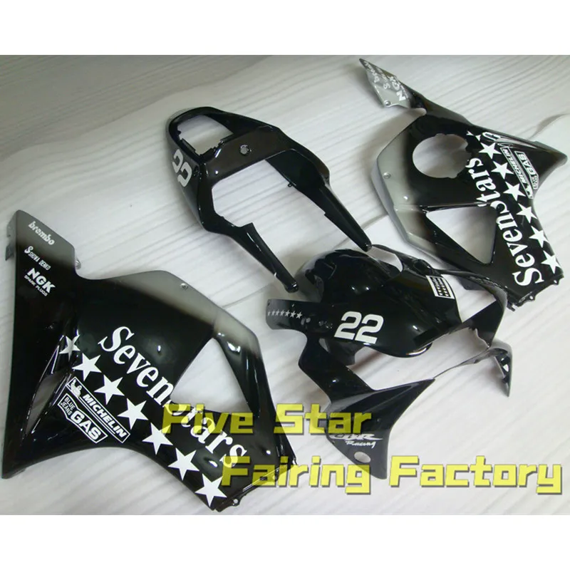 

Комплект обтекателей для мотоцикла Honda CBR 954 RR 2002 2003 CBR954RR кузов CBR900RR инъекция 954RR 900RR черные Серебряные звезды