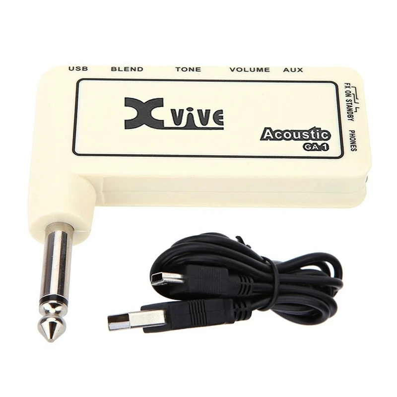 Фото Мини-усилитель для гитары AA Xvive GA1/GA3/GA4/GA5, портативные перезаряжаемые аксессуары для электрогитары, усилитель для наушников №3