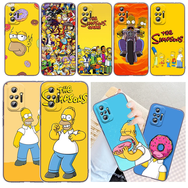 

Bad Boy Disney Simpson Phone Case Transparent For Xiaomi Redmi Note 11E 11S 11 11T 10 10S 9 9T 9S 8 8T Pro 5G 7 5 Soft TPU