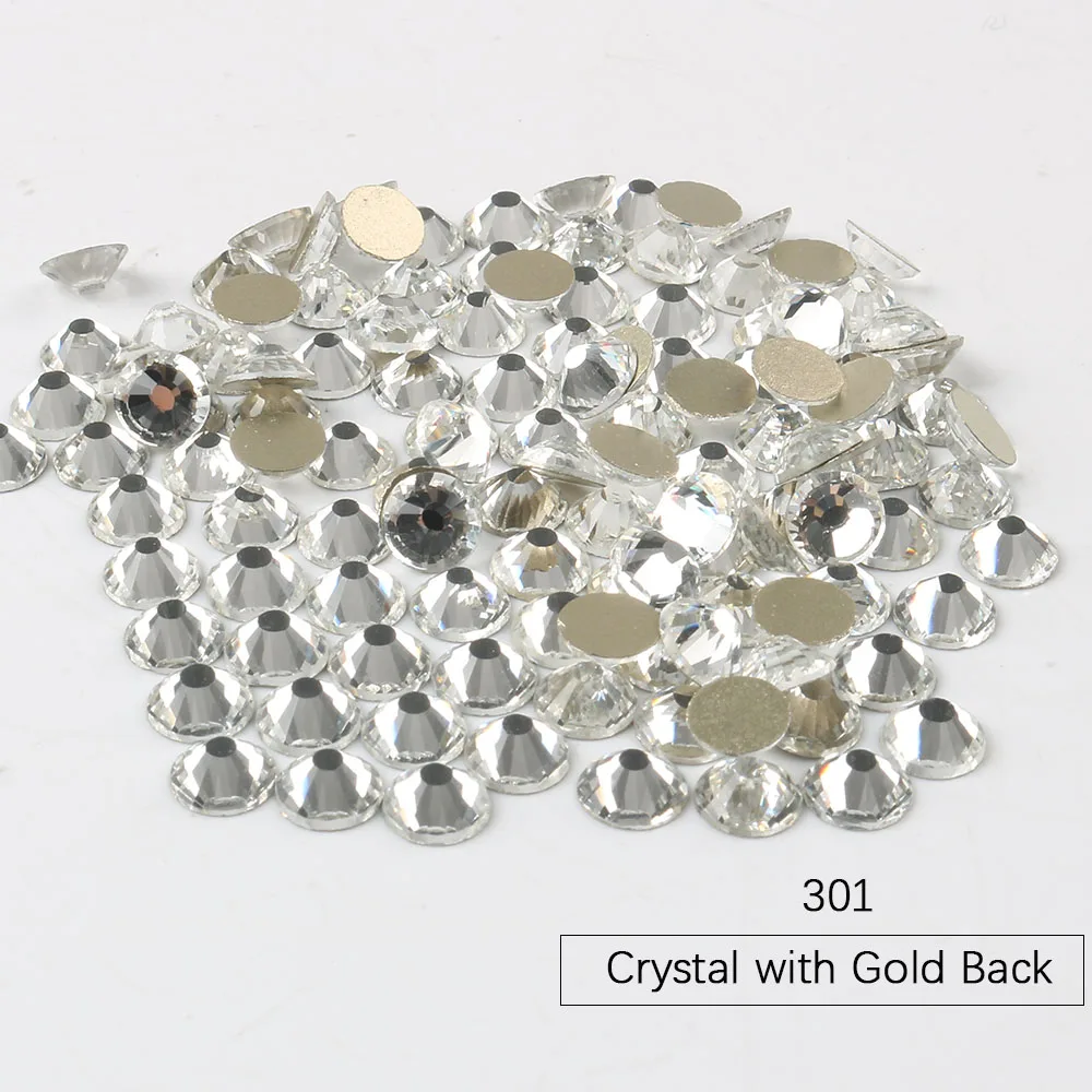 NailArt Rhinestone SS3-SS30 Super Glitter Crystal AB Strass Glue On Diamond For Nail Art Decorations  Mugs Cups Craft  DIY