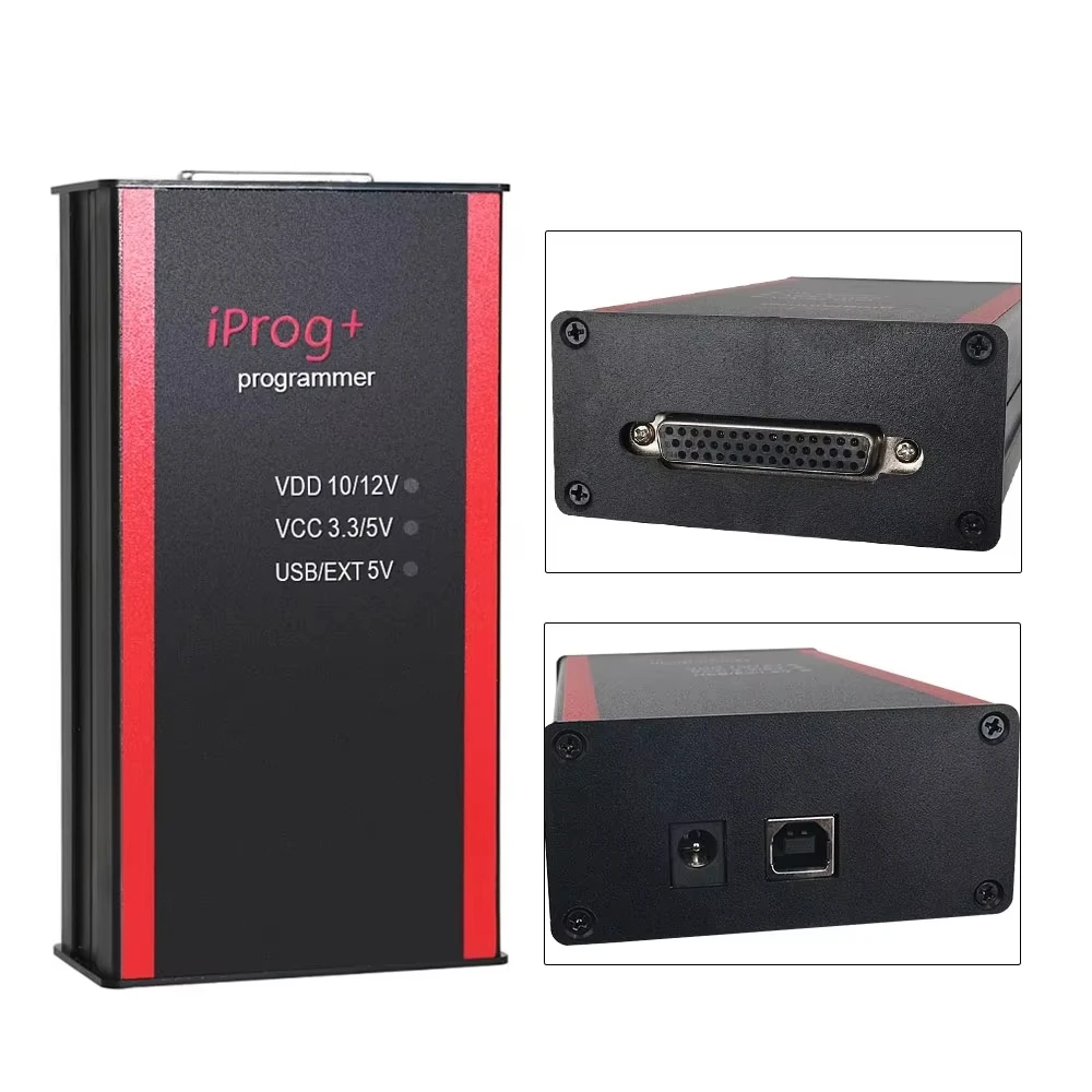 Фото 2026 Iprog Pro Full V89 Программатор ключей для авто с функциями чтения/записи/удаления EEPROM, с 7/11 адаптерами, обновление до версии V89 №2
