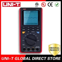 uni t real time sample rate handheld oscilloscope digital multimeter ac dc resistance capacitance frequency meter ut81cut81b