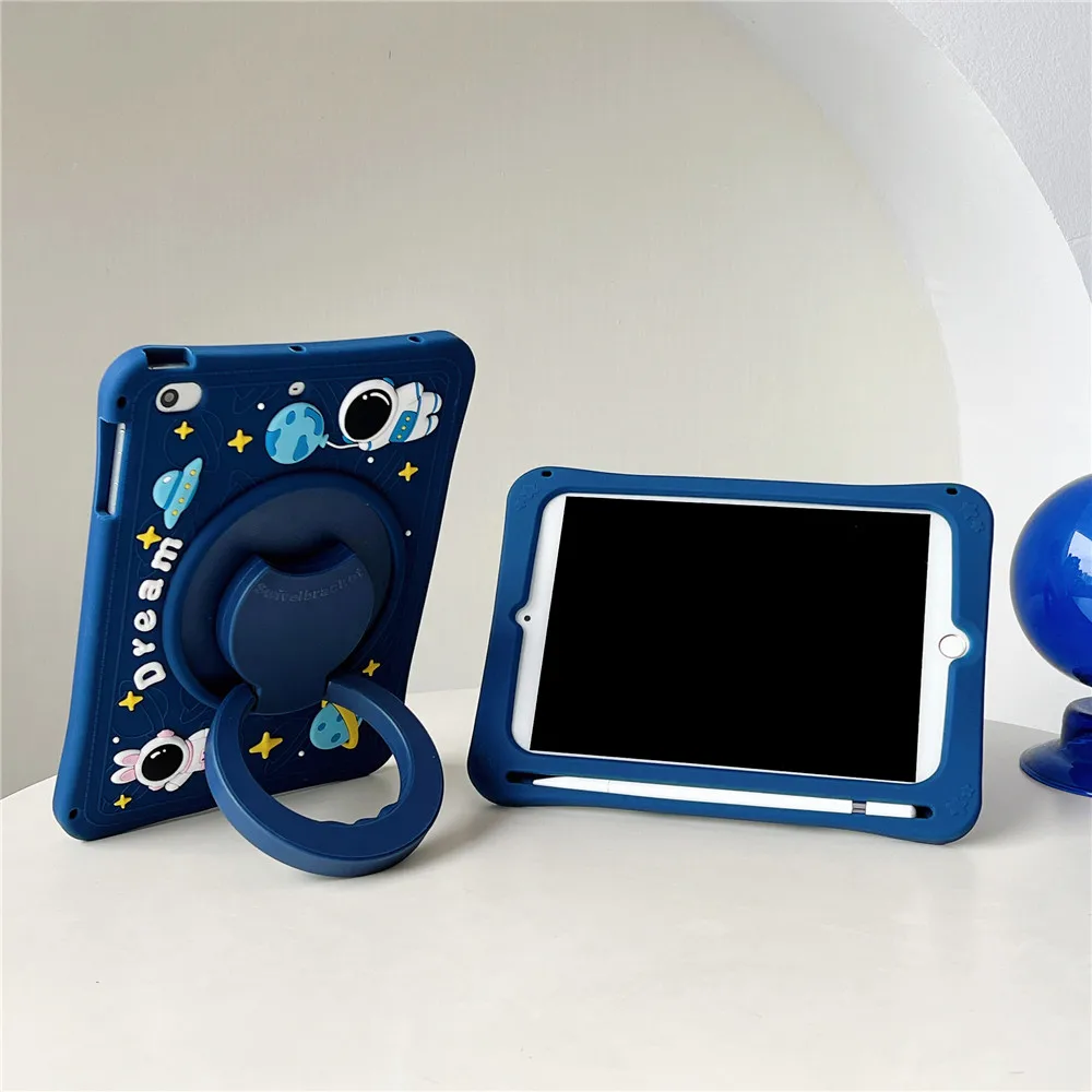 

Kids Cartoon Silicone Stand Cover for IPad 10th 9th 8th 7th 10.2 Mini 6 9.7 Pro 11 Air 2 3 4 5 10.9 2022 Tablet Case Shell Funda