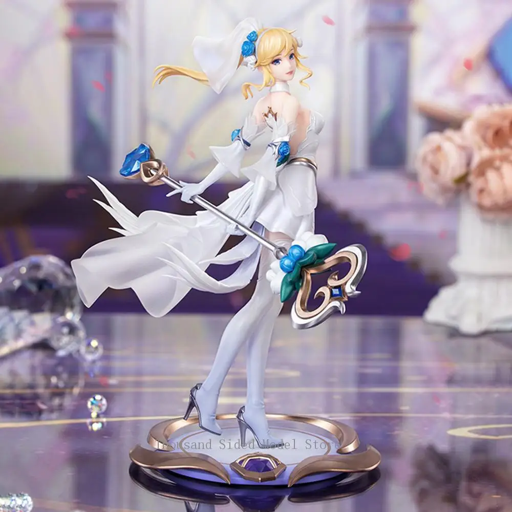 Фото В наличии Оригинальная фигурка Myethos Gift+ League of Legends Lux (Crystal Rose) Коллекционная модель игрушки 21.6 см Подарок на день рождения №1