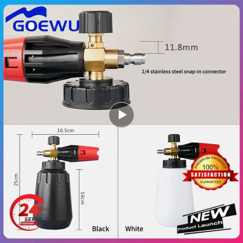 

High Pressure Washer 25x17x17cm Easy To Install 1l Pressure Washer Quick Connector Foam Spray Gun Car Supplies Snow Foam Lance