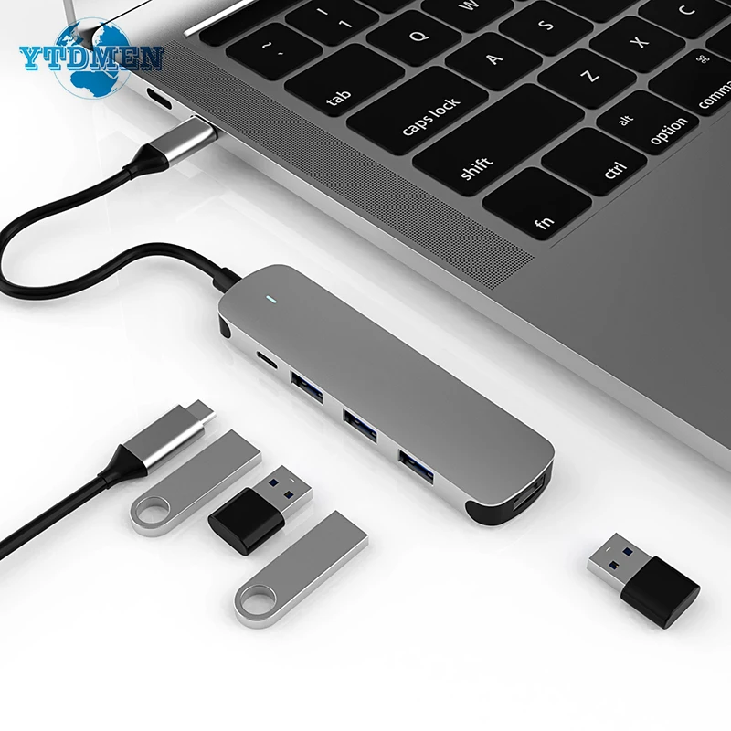 

Разветвитель на 4 порта USB Type-C