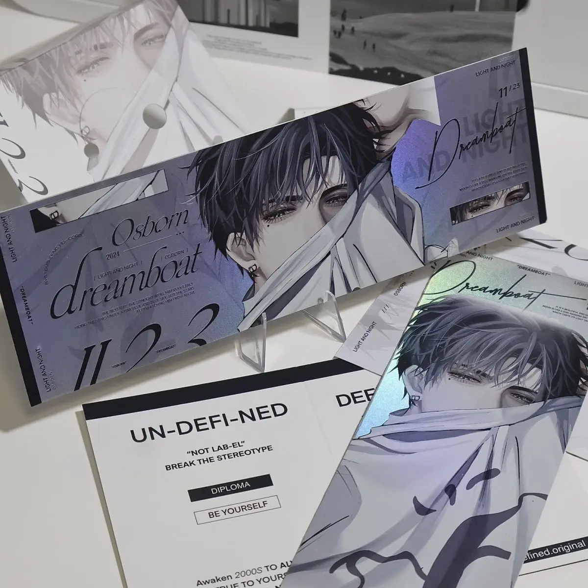 Аниме игра свет и ночь Осборн косплей двойная вспышка значок эмблема мультфильм