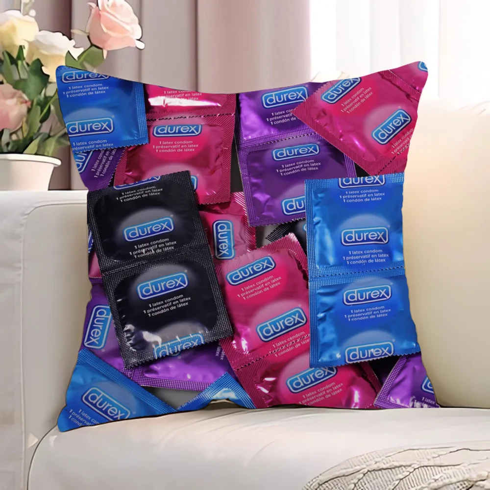 D-DurexS Плюшевый Чехол Для Подушки С Клетчатым Принтом 45x45 См Экологически Чистая