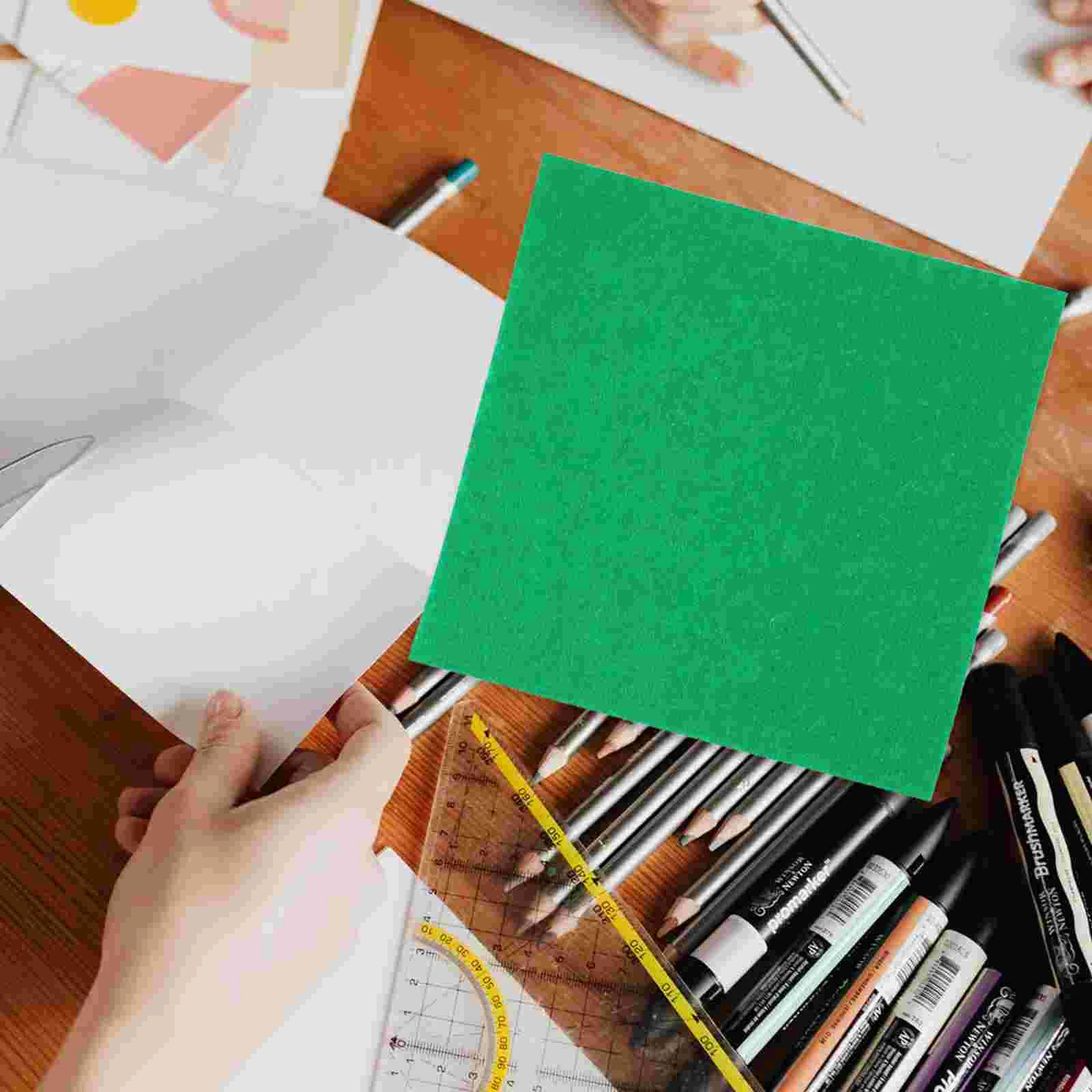 20 шт. рождественские нетканые украшения DIY ремесло фетровая ткань квадраты ткани