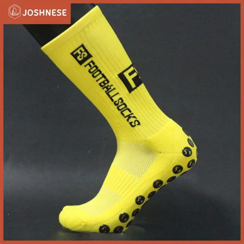 

Anti Slip Football Socks Breathable Competition Training Socks Outdoor Sport Yoga Socks Round Silicone Suction Cup Grip