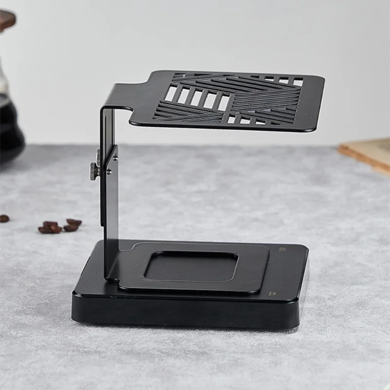 

Coffee Scale Bracket Stainless Steel Coffee Weighing Rack Electronic Scale Waterproof Rack Height Adjustable Barista Tool