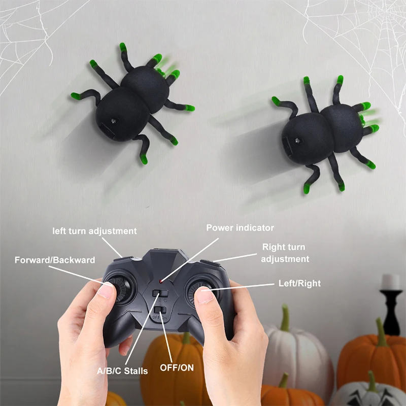 

Toys Electric Simulation Spider Remote Control Wall Climbing Spider Wall Climbing Car Electric Toy Birthday Gift Electric Spider
