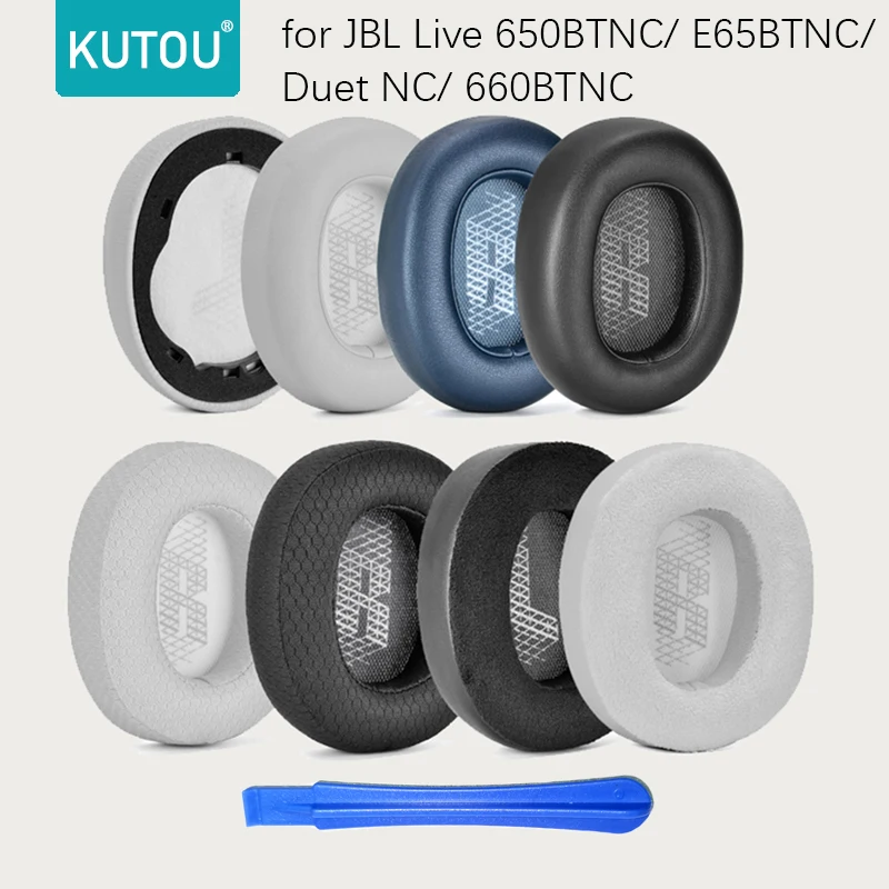 

Replacement Earpads Ear Cushion Pads For JBL Lifestyle E65BTNC Live 650BTNC Tune 660BTNC Duet NC Noise-Cancelling Headphones