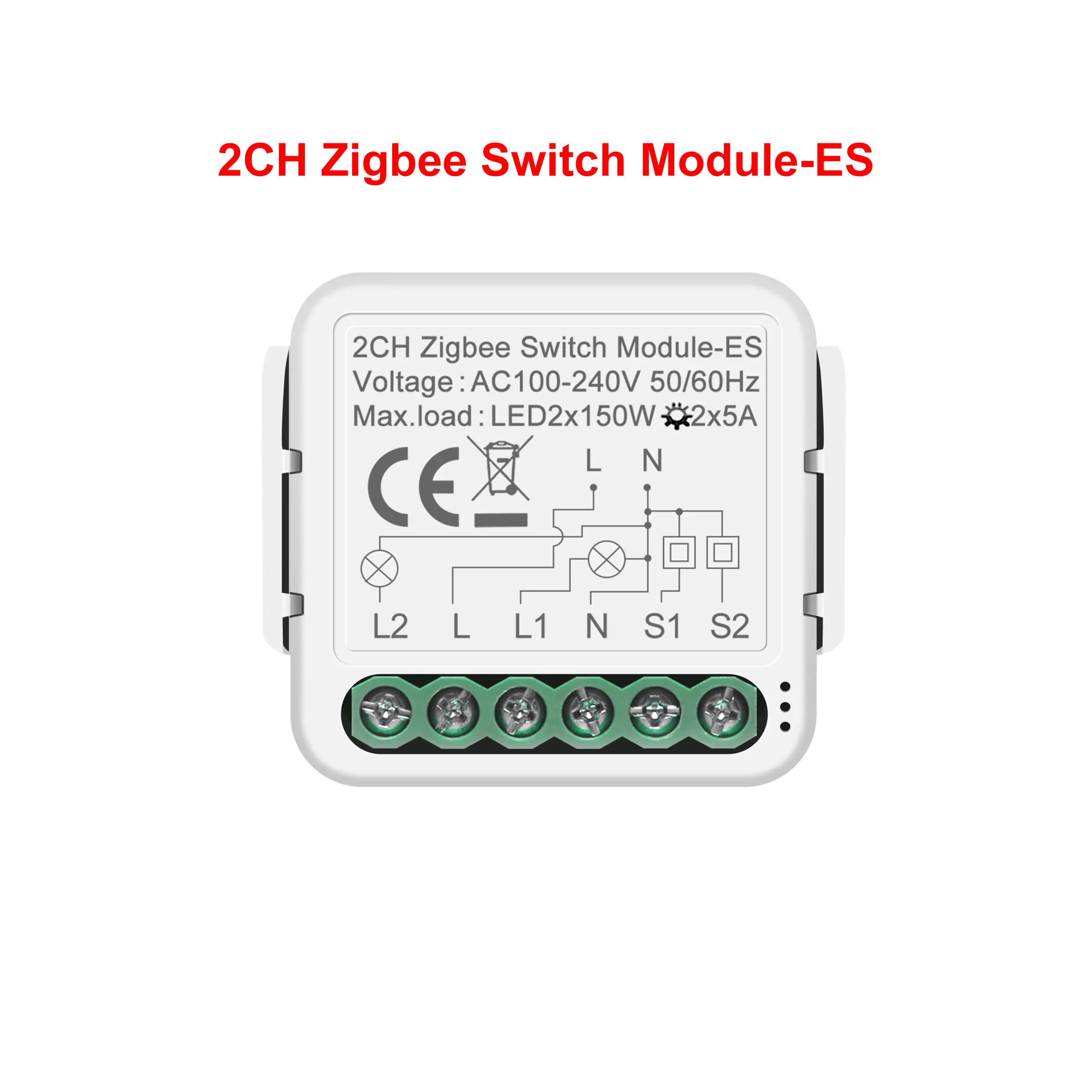 

Умный коммутационный модуль GIRIER Tuya ZigBee с функцией мониторинга мощности, 16 А, поддержка 2-стороннего управления, работа с Alexa Alice Hey Google