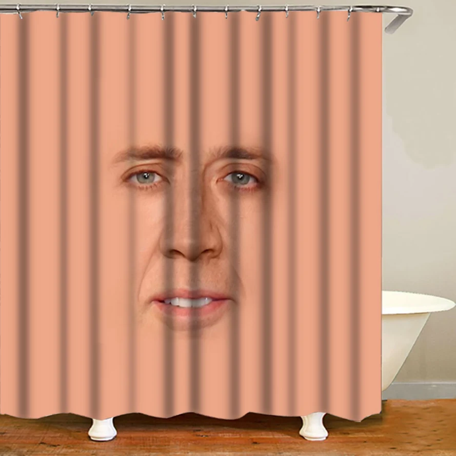 

Занавеска для душа Николас Кейдж полиэстер