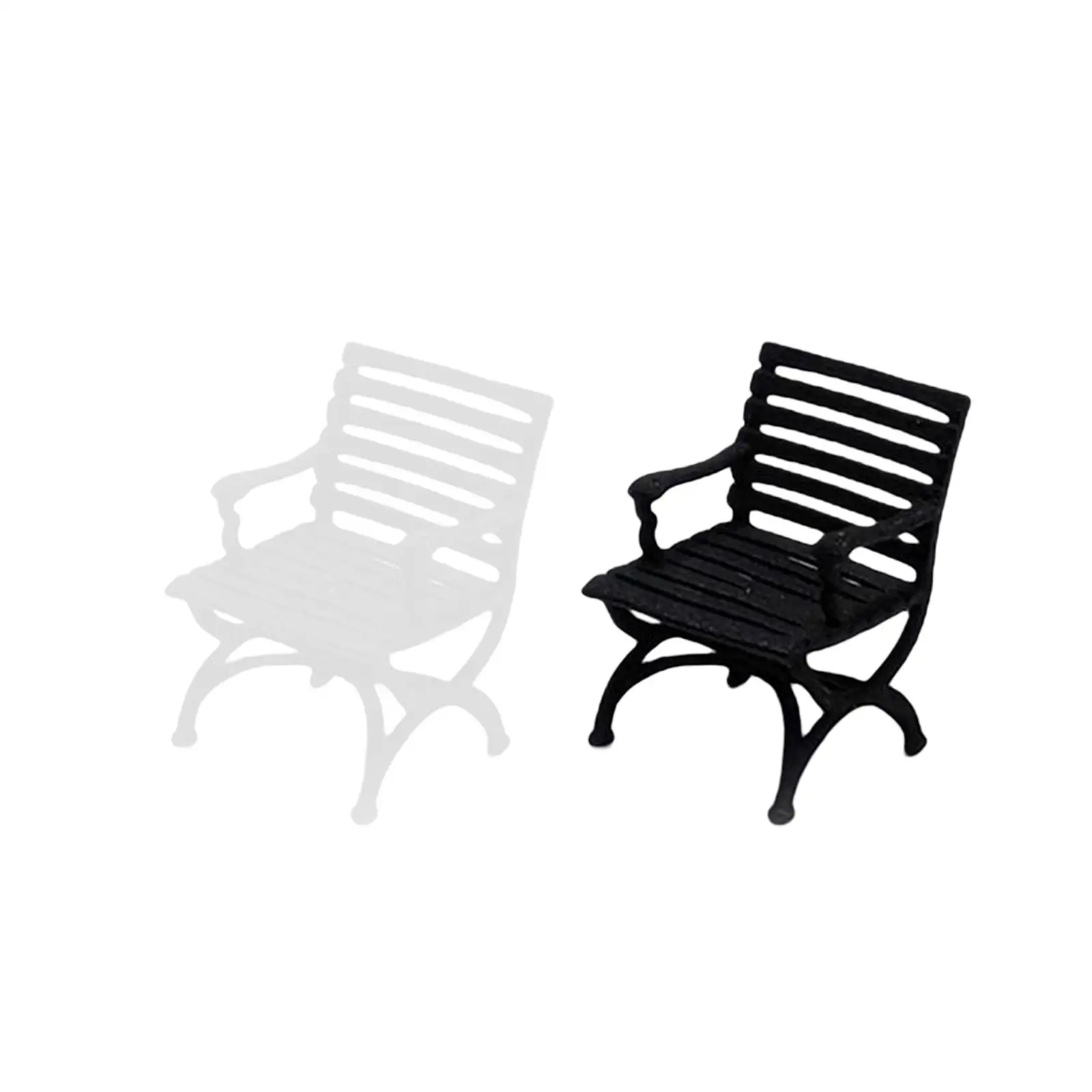 

1:64 имитация стульев, многофункциональное украшение для макет, реквизит для девочек и мальчиков