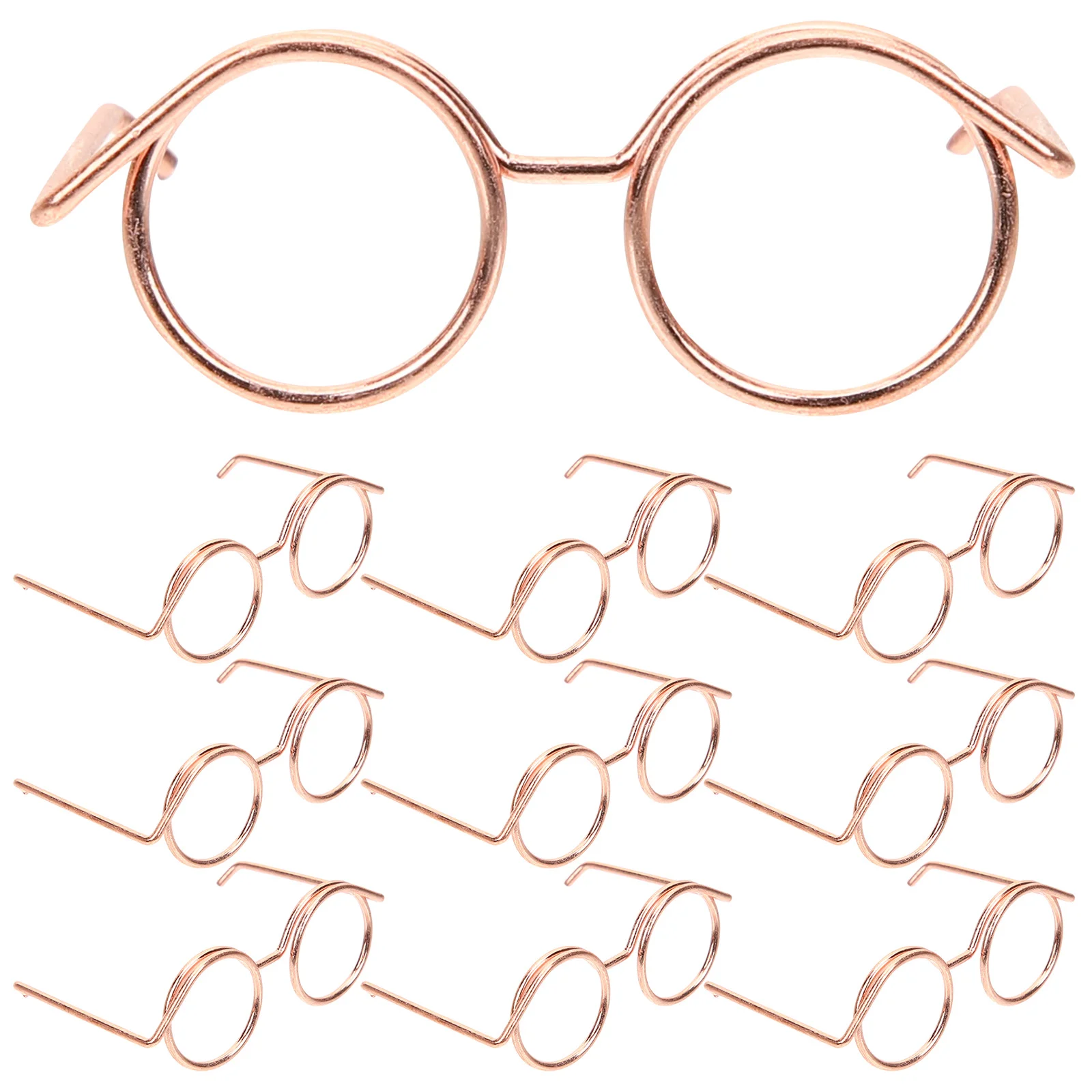 

10pcs Glasses Mini Sunglasses Rimmed Eyewear Dress Up Accessories