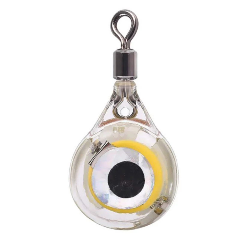 

1Pcs Small fish eye Mini Underwater Fish Luring Lamp Night Fishing Waterproof LED Button Gather Fish Bait Lamp 2.5cm