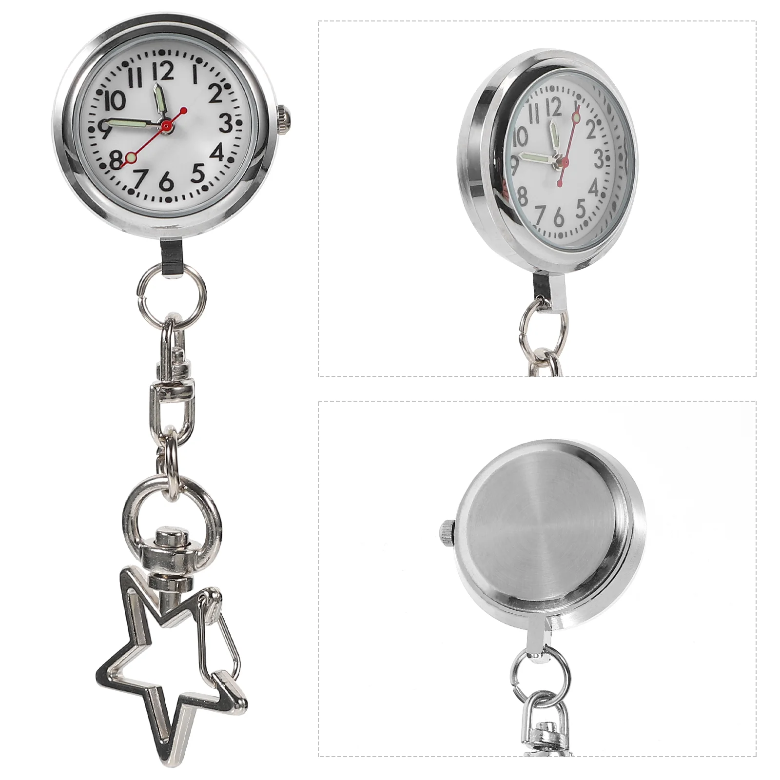 

Nurse Watch Digital Pocket Women Celebrity Nursing Alloy Doctor Convenient Nurses Fob Women's