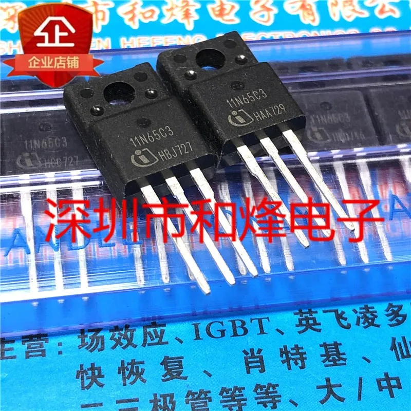 

10 шт. 100% оригинальный новый 11N60C3 SPA11N60C3 TO-220F 600V 11A