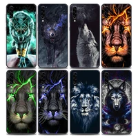 wolf lion animal phone case for samsunga10 e s a20 a30 a30s a40 a50 a60 a70 a80 a90 5g a7 a8 soft silicone