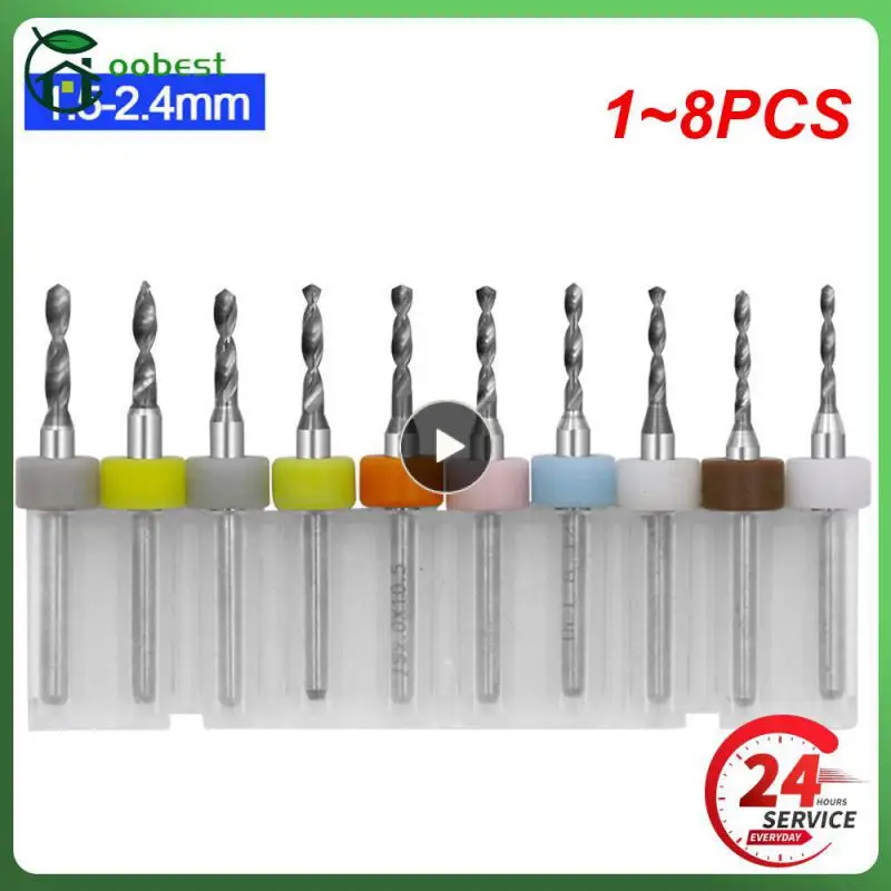 

Карбидные мини-биты для печатной платы, от 0,1 мм до 6,0 мм, диаметр 3,175, 1, 8 ShankSet, 1 ~ 8 шт.
