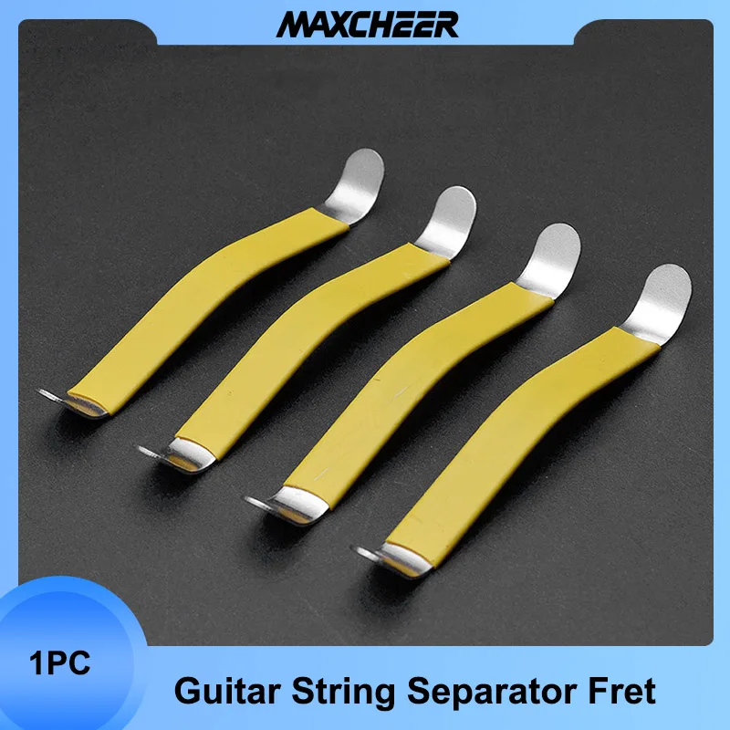 

1pc Guitar String Separator Luthier Frets Polish Strings Metal Separate Tool for Folk Classical Acoustic Electric Guitar