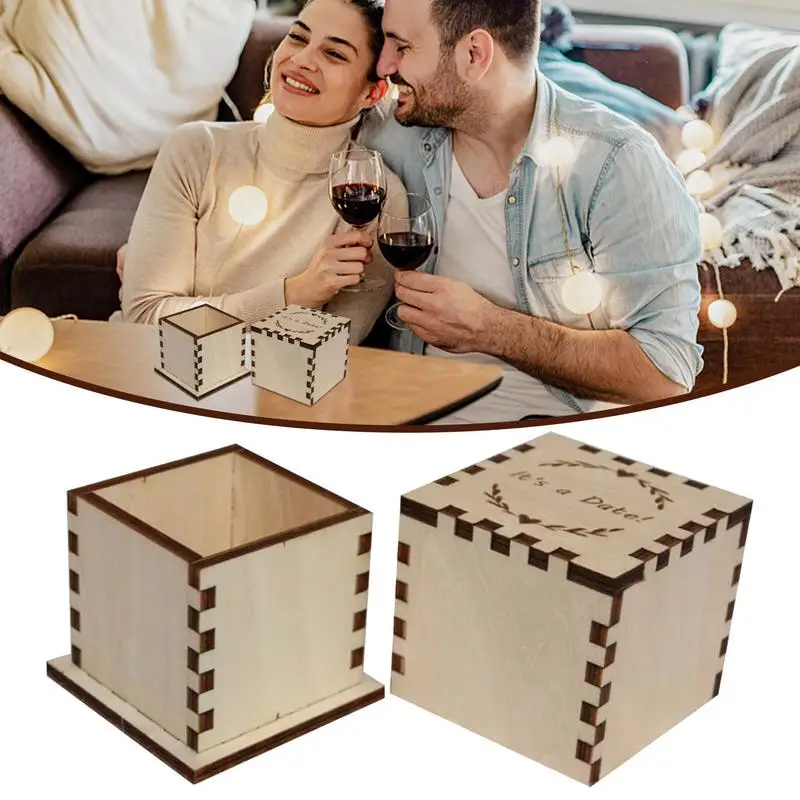 Набор для свидания на День Святого Валентина и игры для пары "Веселая и романтическая игра для мужчин и женщин, жены и мужья, ее и его, из дерева".