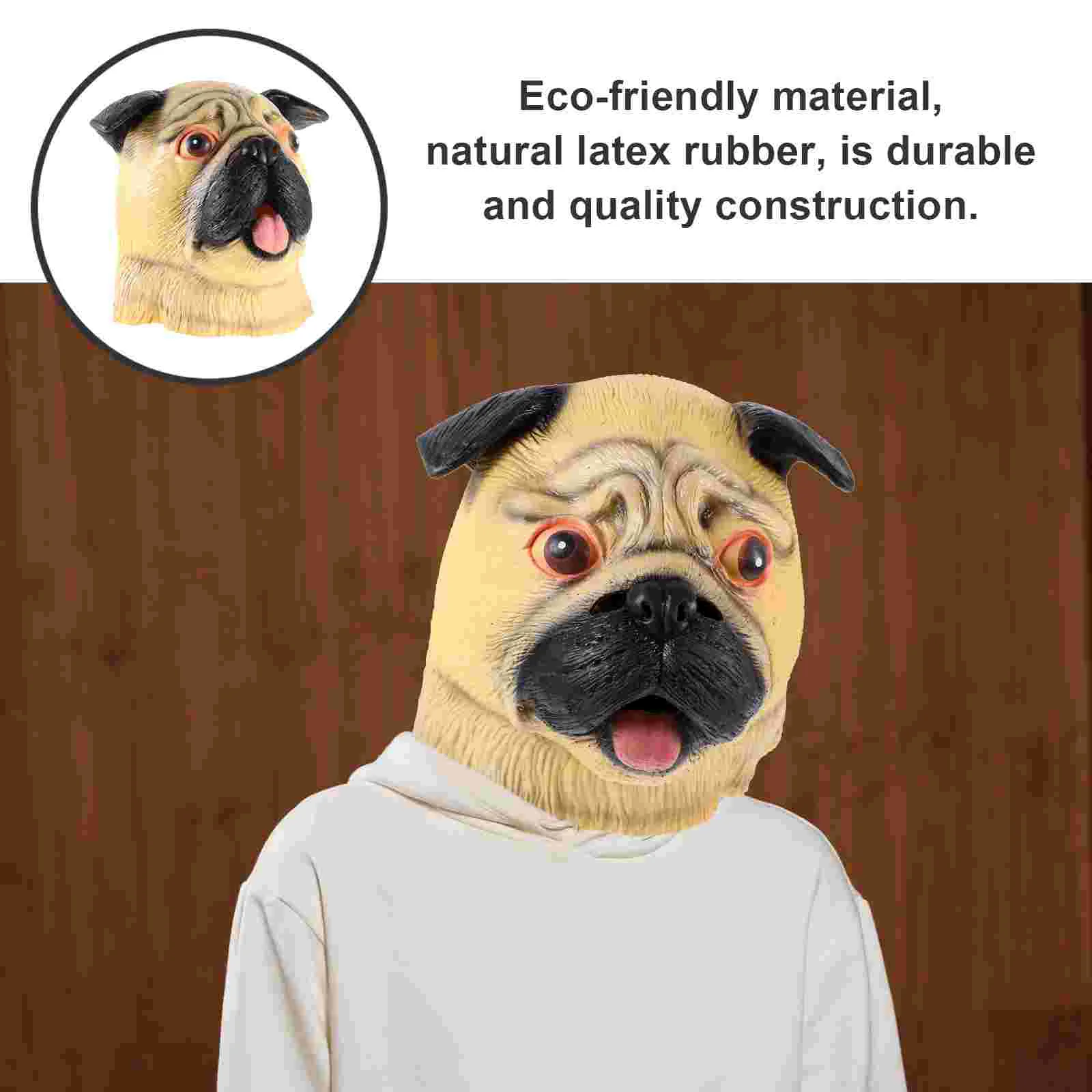 Хэллоуин искусственные маски наряд реквизит для косплея голова животного собака