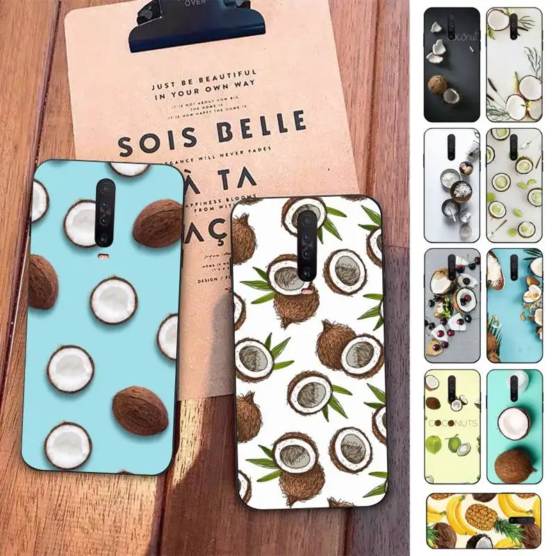 

Fruit Coconut Phone Case for Redmi 5 6 7 8 9 A 5plus K20 4X S2 GO 6 K30 pro