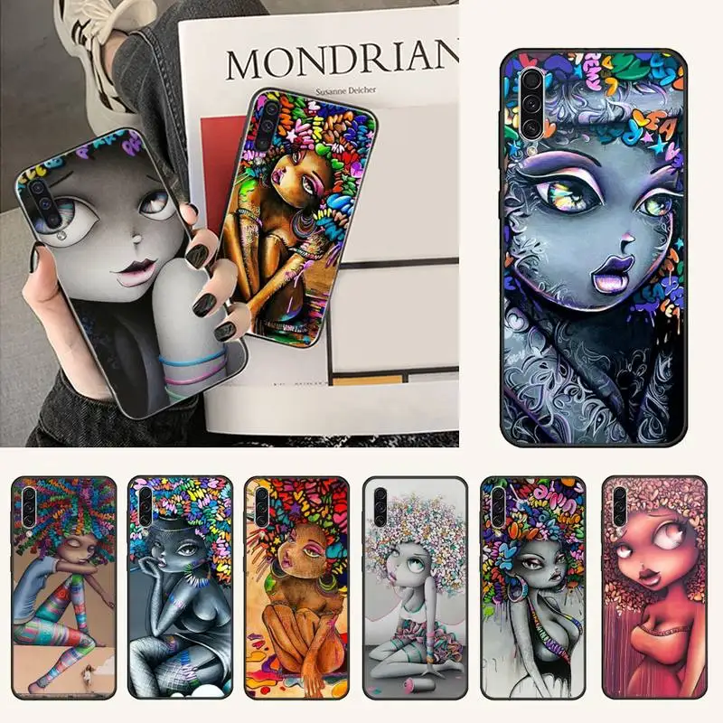 

Graffiti art Fashion girl sexy Phone Case For Samsung galaxy A S note 10 12 20 32 40 50 51 52 70 71 72 21 fe s ultra plus