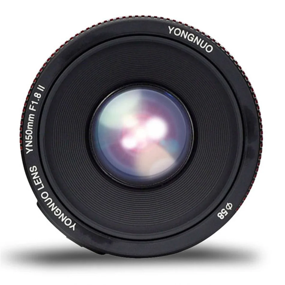 

YONGNUO Camera Lens For C YN50mm YN50 F1.8 EF 50MM AF MF Rebel lens T6 700D 750D 800D Mark II IV For Sony ZV-1 RX100 VII