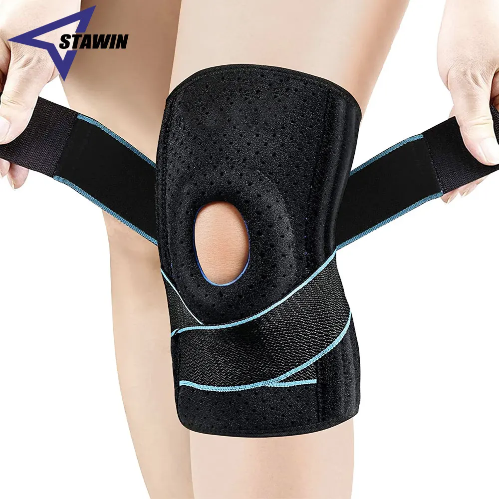 

Sports Adjustable Knee Support with Patella Gel Pad & Side Stabilizers,Arthritis, Meniscus Tear,Injury Recovery,Knee Pain Relief