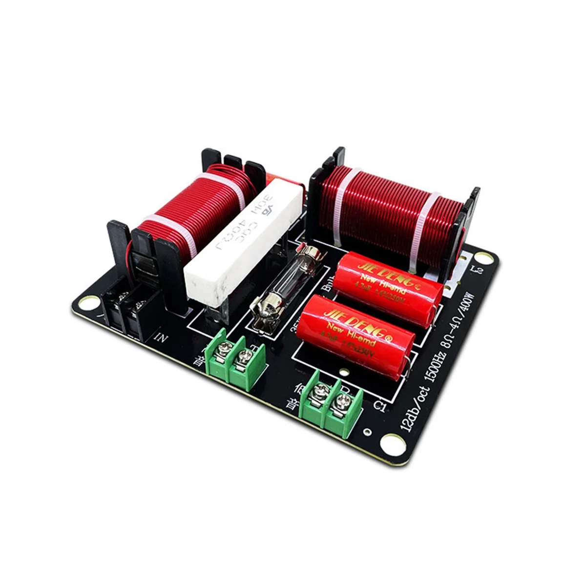 

400 Вт 2-полосный аудио делитель частоты высокий и низкий высокомощный делитель аудиоперегородок KTV