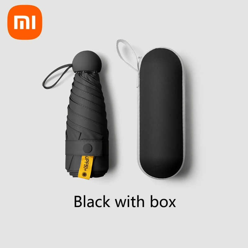 

Мини-зонт Xiaomi Mijia с защитой от УФ-лучей, компактный карманный солнцезащитный зонтик с защитой от ультрафиолета