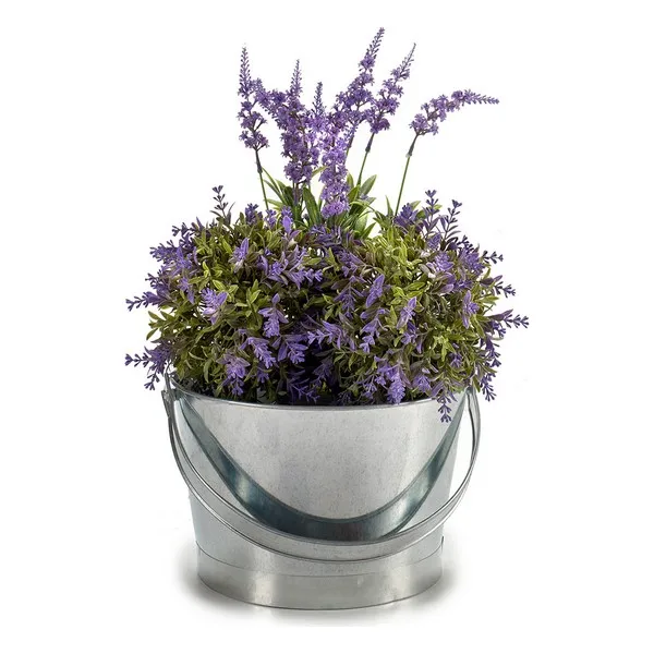 Bucket Silver Zinc (25 x 16 5 26 cm) | Дом и сад
