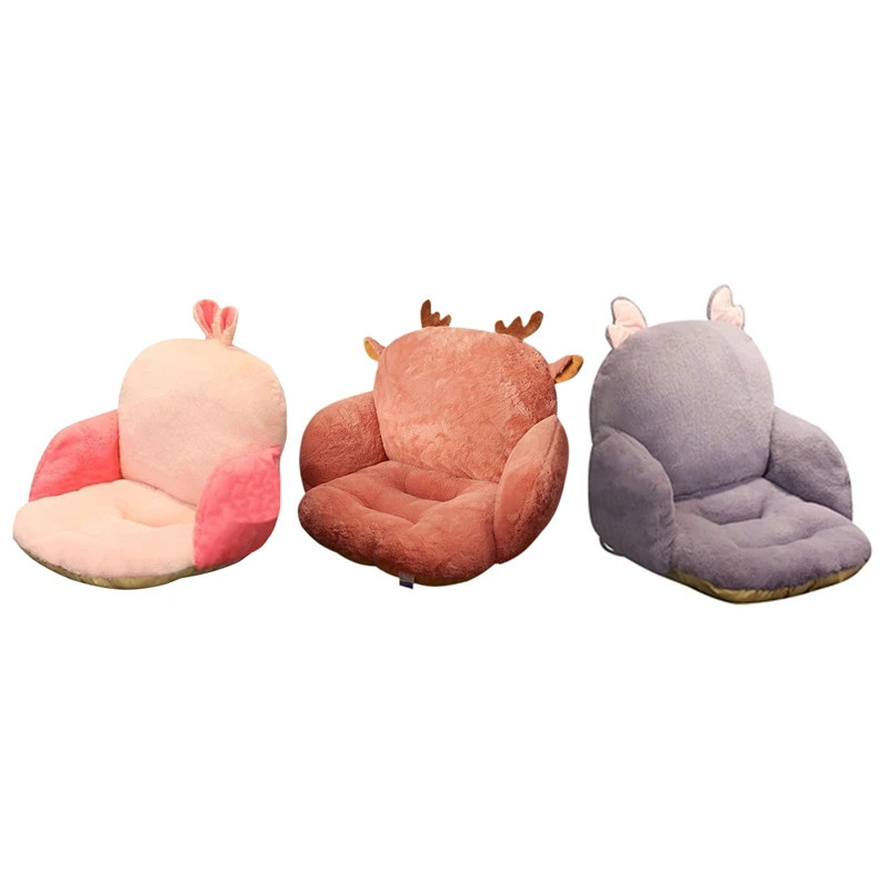 

Comfortable Back Cushion Plush Chair Sofa Cushion Tatami Leg Lumbar Support Office Bedroom Cushion