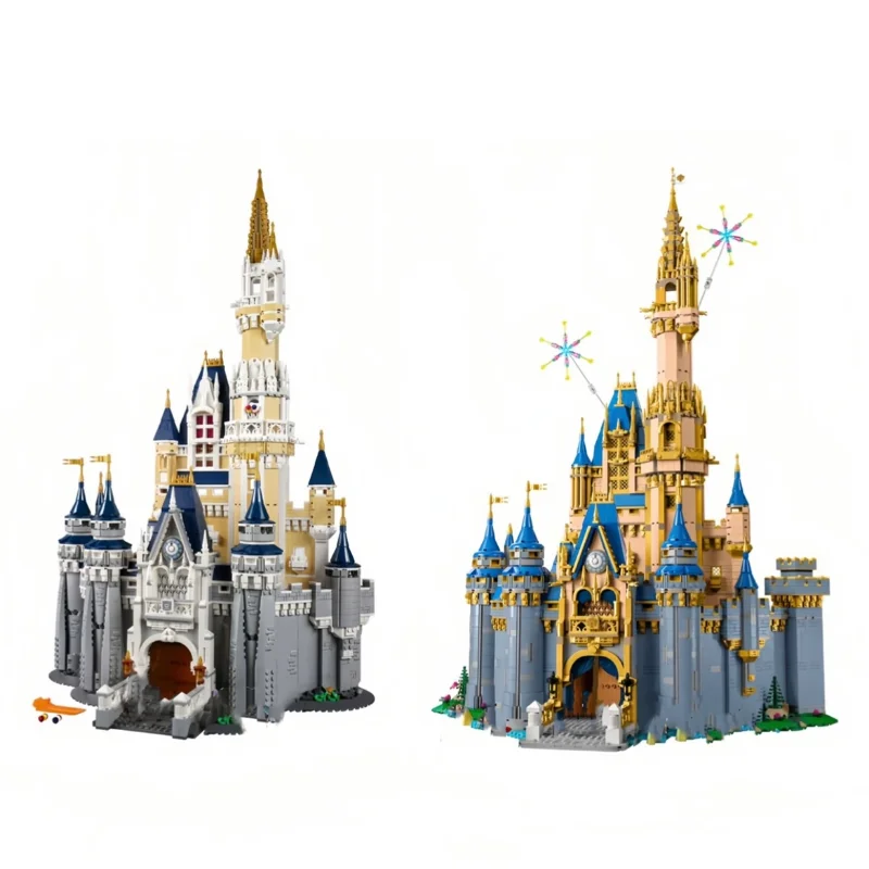 

2023 NEW 43222 Fairy Tales Princess Castle Street View Model Building Blocks Bricks Collection Display Toy For Girls Adult 71040