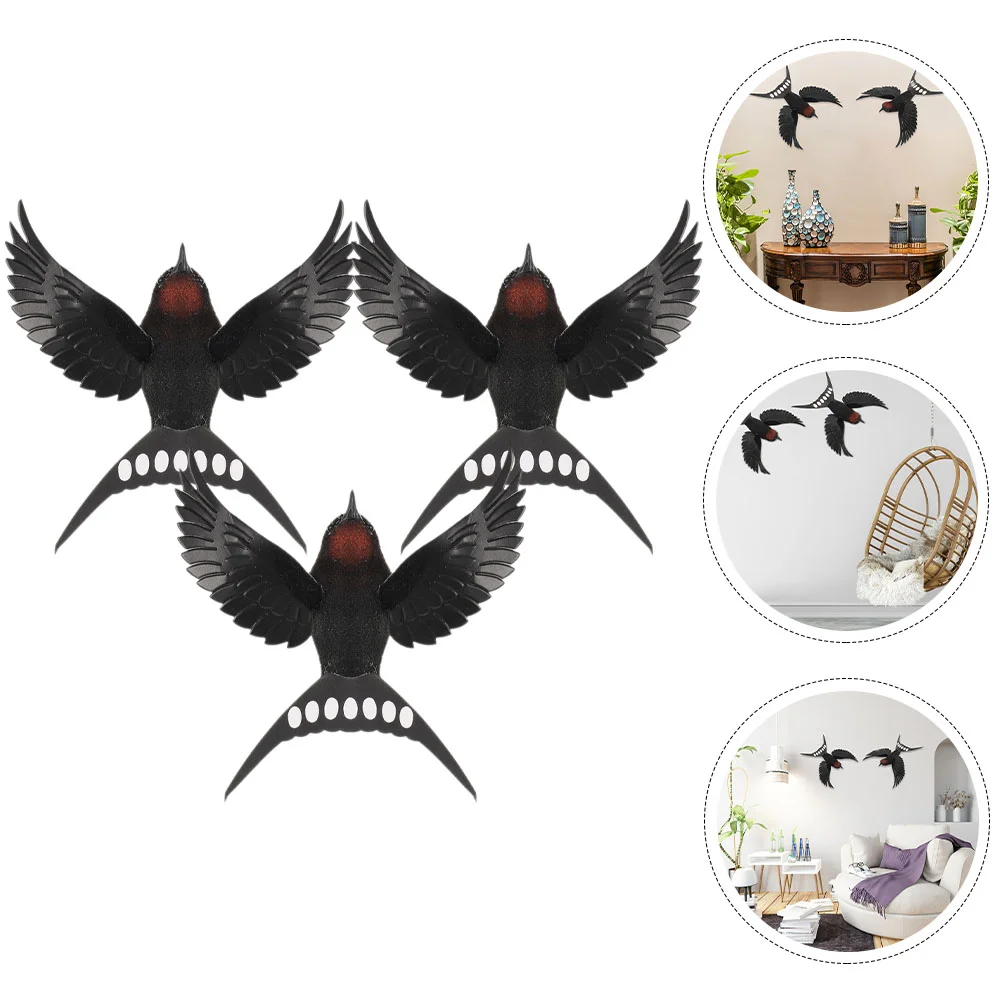 

Props Miniature Bird Decor Tree Rustic Birds Wall Sculptures Teaching Mold Simulation Decoration